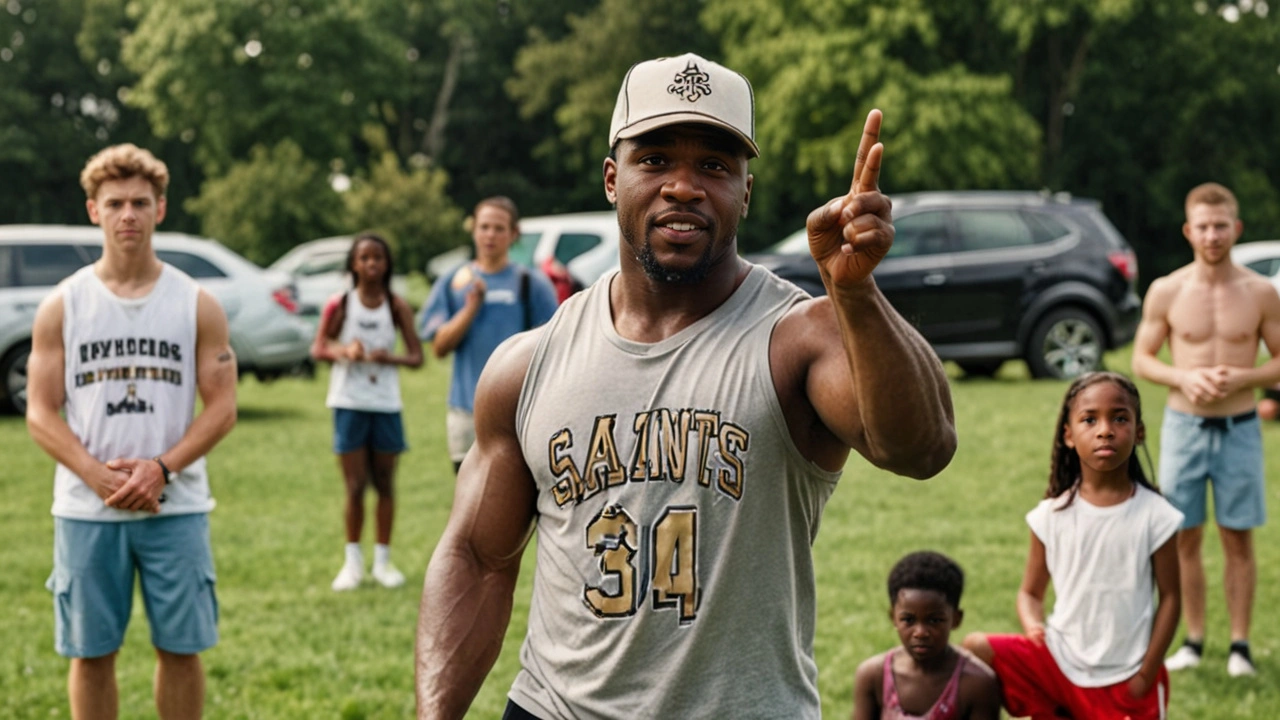 Former Saints Running Back Empowers Youth with Hometown Sports Camp